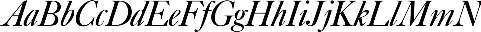 Caslon No540 D Regular Italic Font OpenType