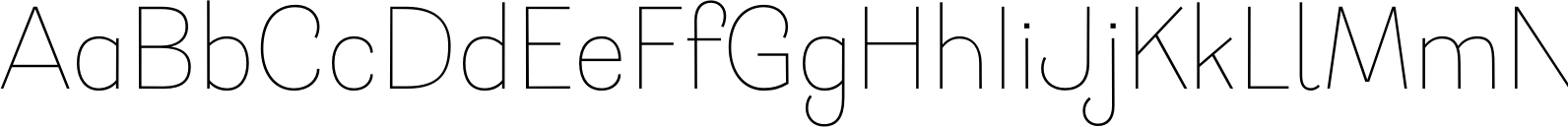 Hogar ExtraLight Font OpenType