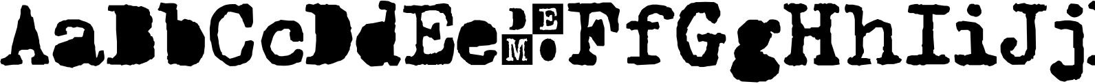 Typewriter 1950 Tech Mono Black DEMO Font OpenType